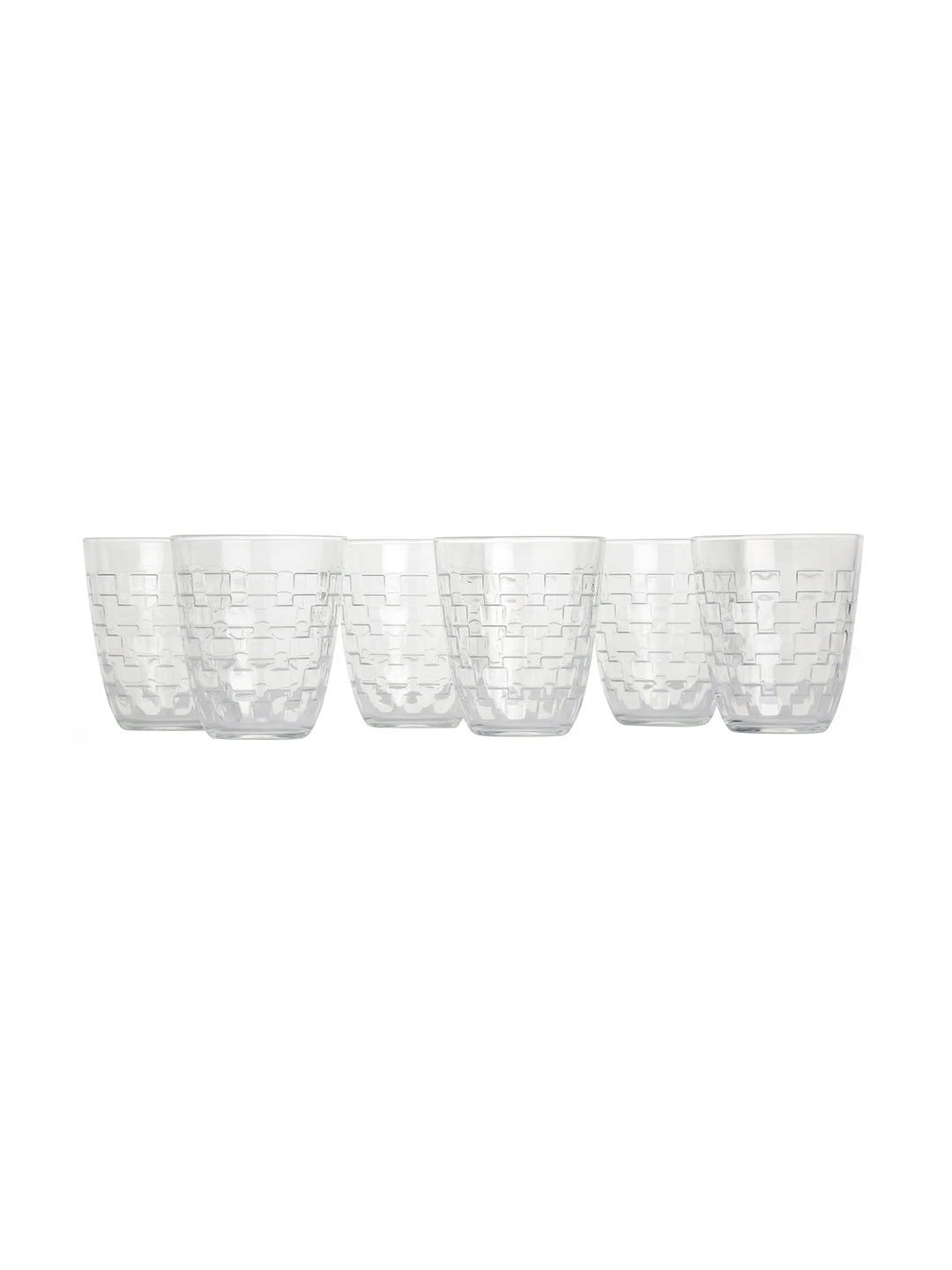 

Luminarc Neo Cheqs 6pc Water Tumbler 310ml, Transparent