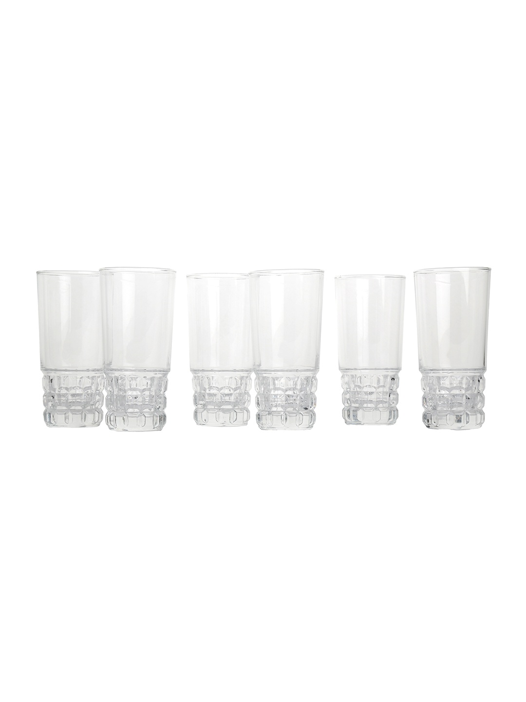 

Luminarc Quadrille 6pc Water Tumbler 330ml, Transparent