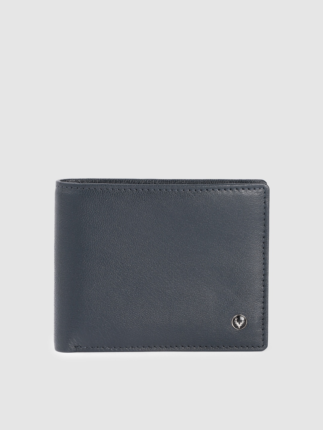 

Allen Solly Men Leather Two Fold Wallet, Navy blue