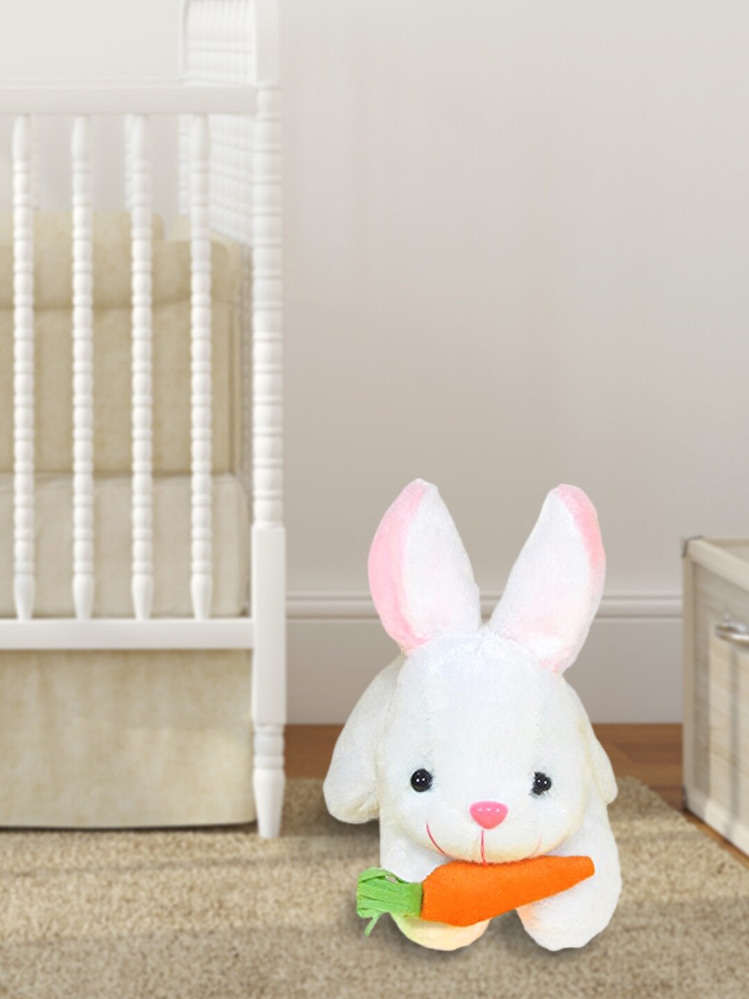 

Kidbea Kids Cotton Rabbit Plush Soft Toy, White