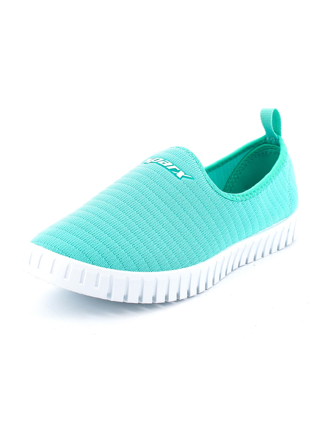 

Sparx Women Textured Slip-On Sneakers, Green