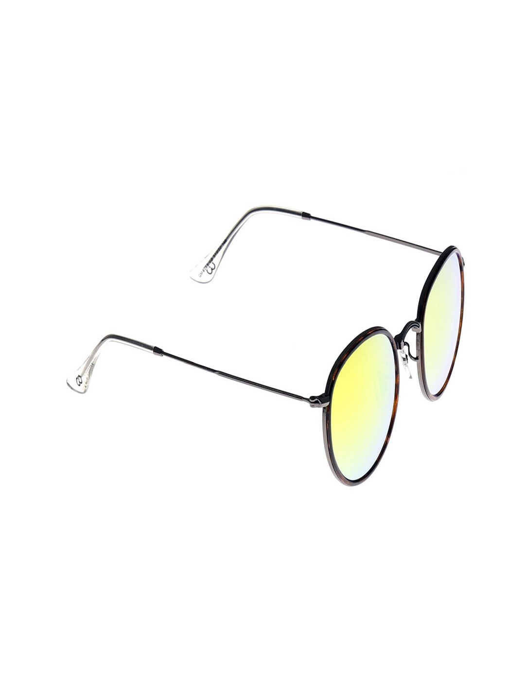 

GIO COLLECTION Women Round Sunglasses With UV Protected Lens GM6092C3, Fluorescent green