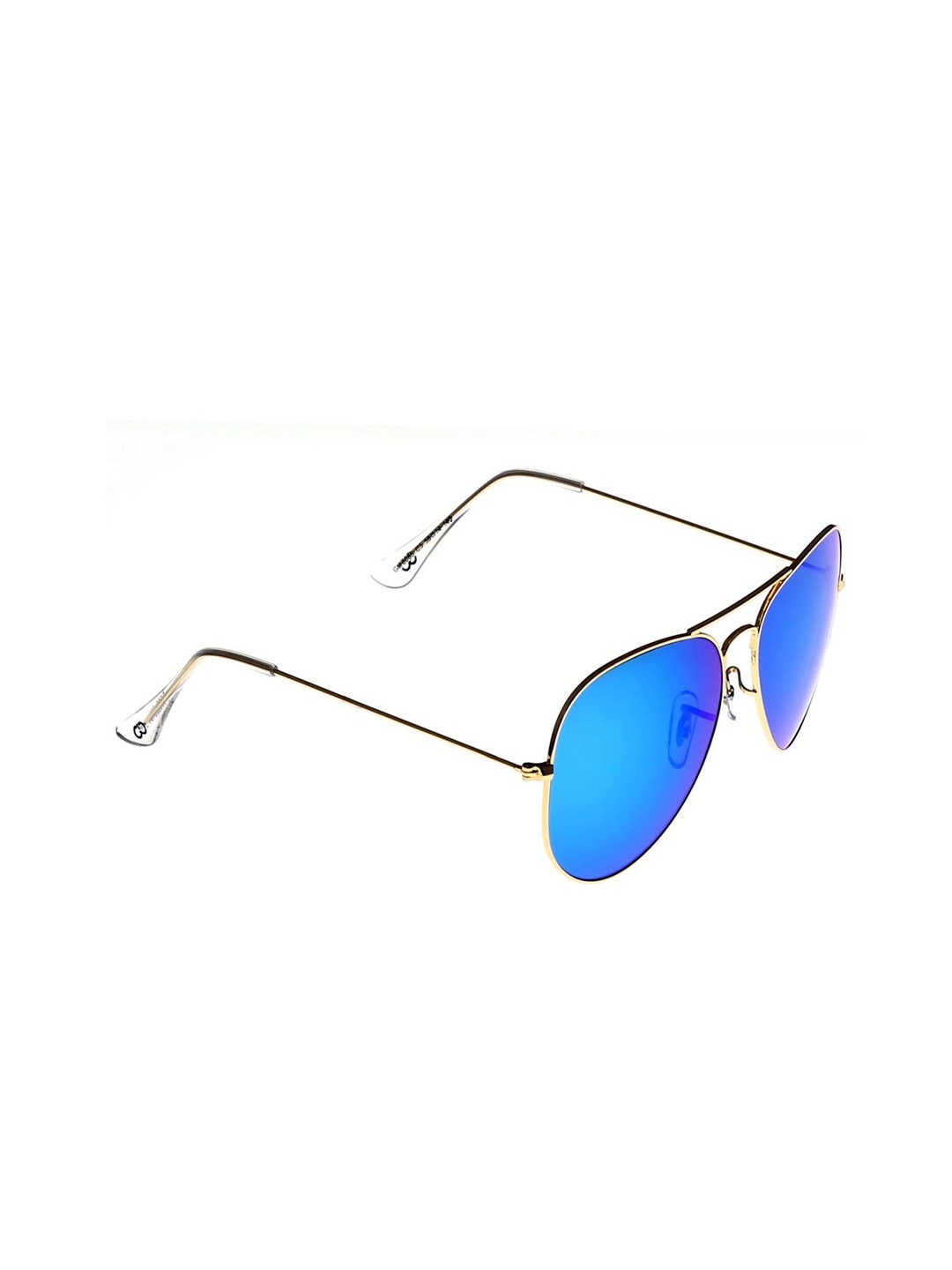 

GIO COLLECTION Unisex BAviator Sunglasses With UV Protected Lens GM6085C5, Blue