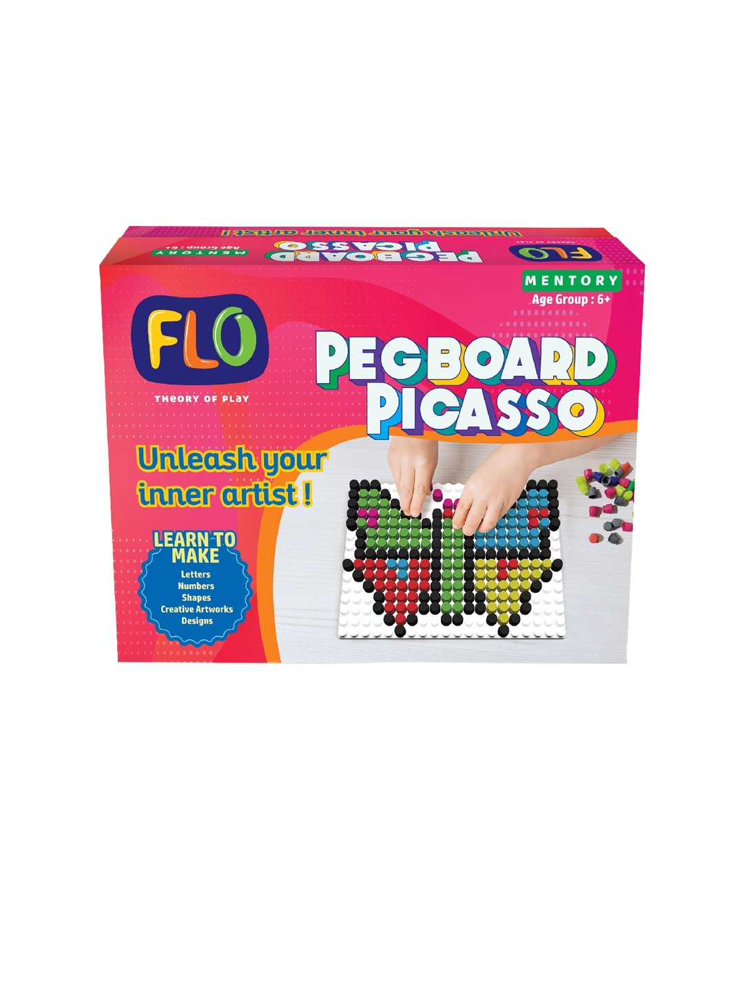 

FLO Kids Peg Board Picasso, Red
