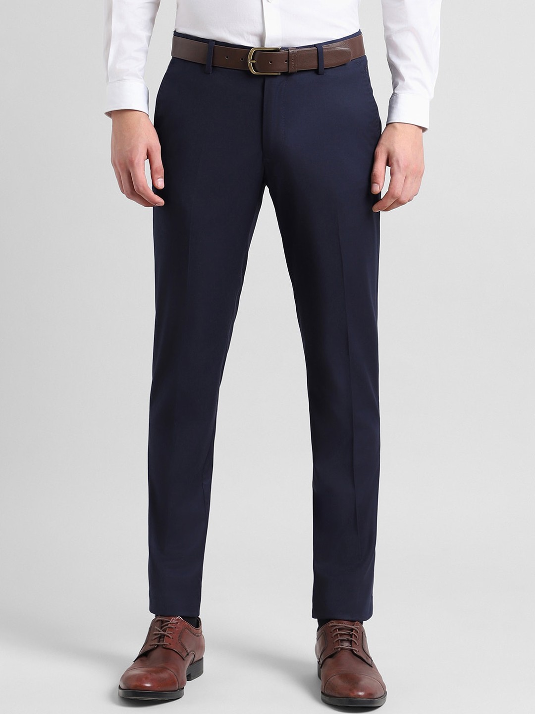 

SIMON CARTER LONDON Men Slim Fit Trousers, Navy blue