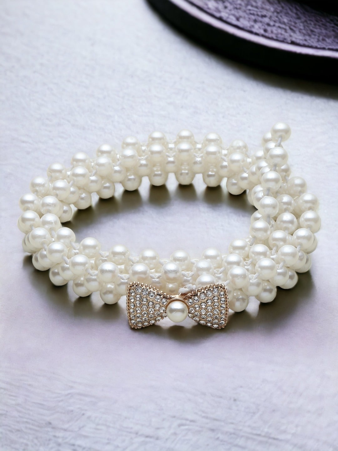 

DressBerry Women White Embellished Belt