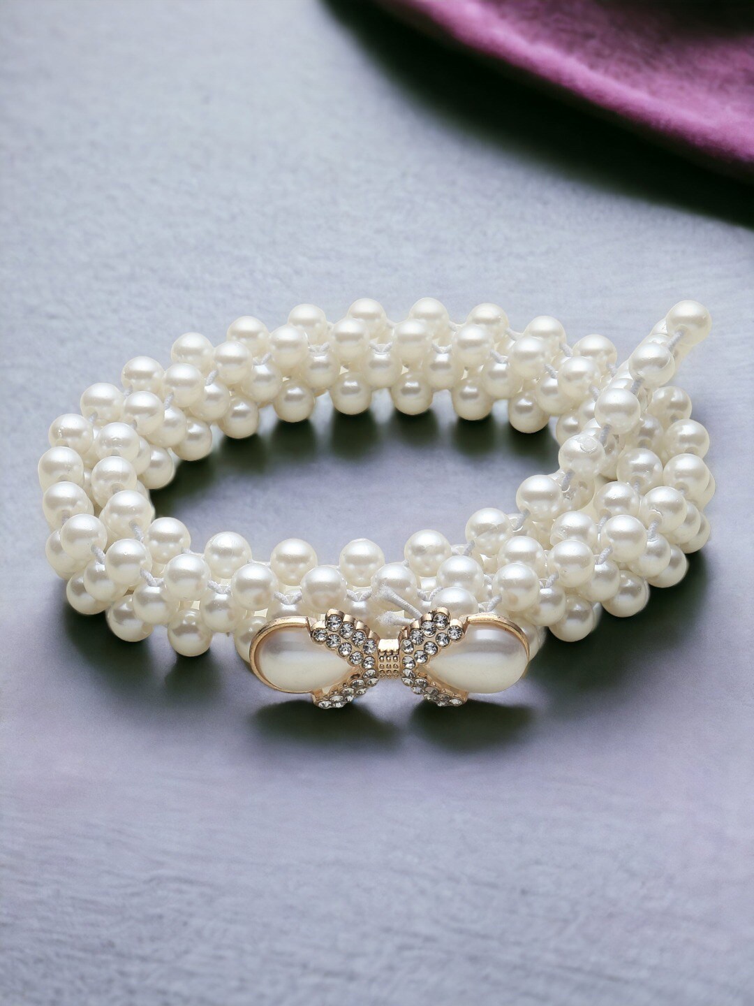 

DressBerry Women White Embellished Belt