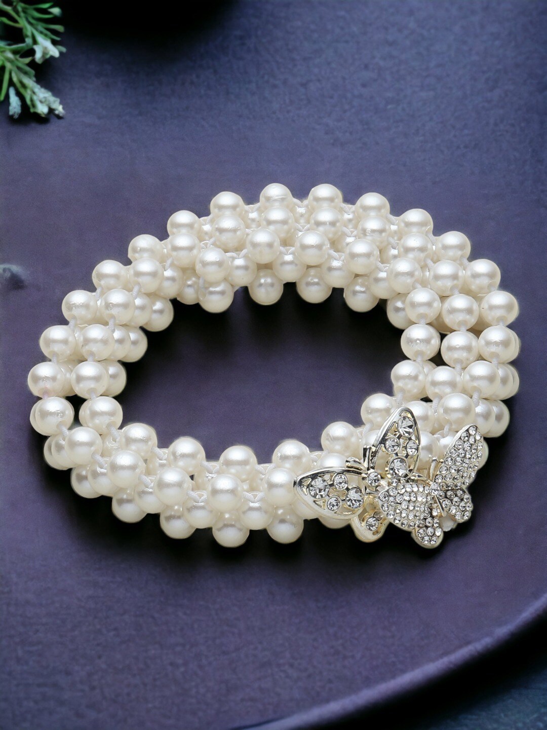 

DressBerry Women White Embellished Belt