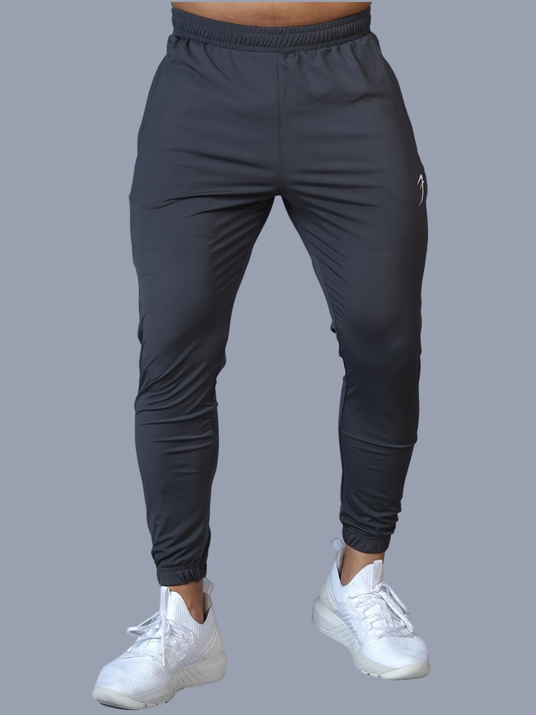 

FUAARK Men Anti-Odour Slim Fit Joggers, Grey