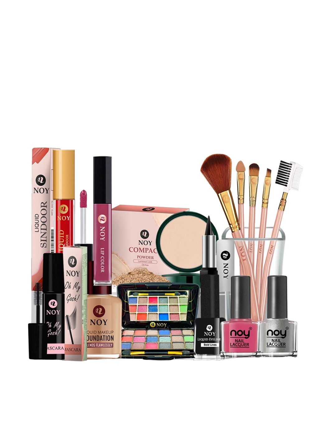 

NOY Luminous Makeup Combo - Seamless Blend Of Beauty Essentials - Combo No 250, Multi