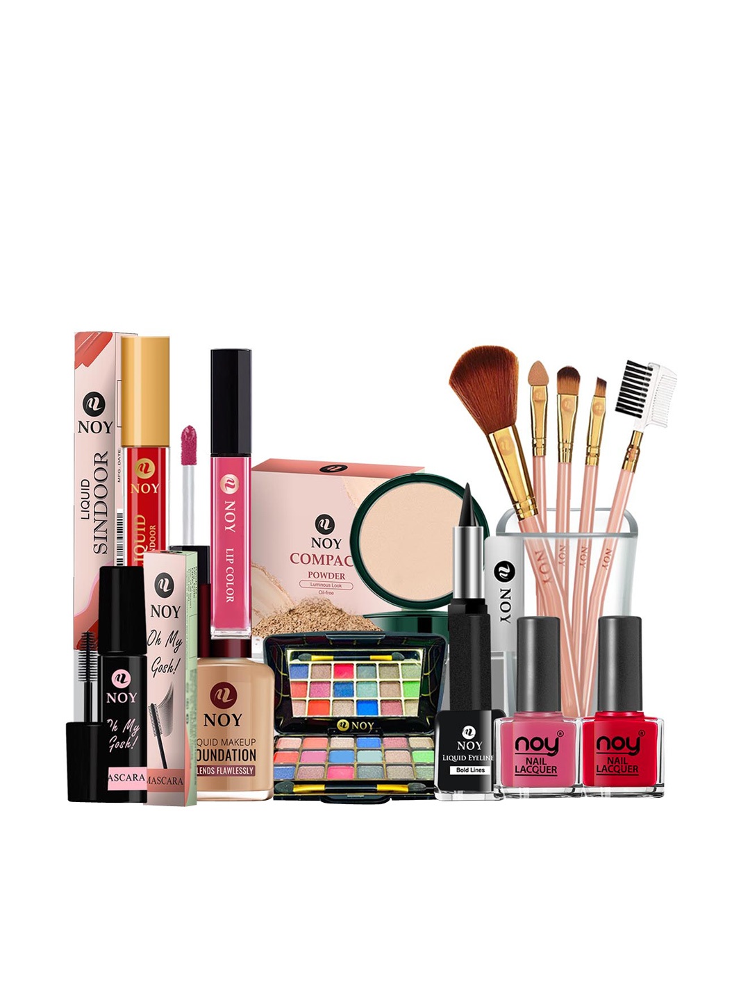 

NOY Elegance Makeup Combo - Seamless Blend Of Beauty Essentials - Combo No 230, Multi