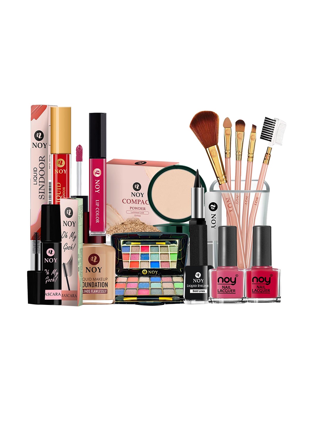 

NOY Opaline Makeup Combo - Seamless Blend Of Beauty Essentials - Combo No 260, Multi