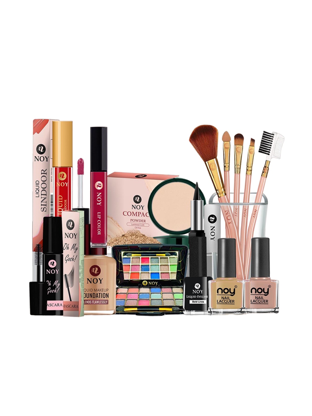 

NOY Enchant Makeup Combo- Mesmerizing Duo For Enchanting Beauty - Combo No 109, Nude