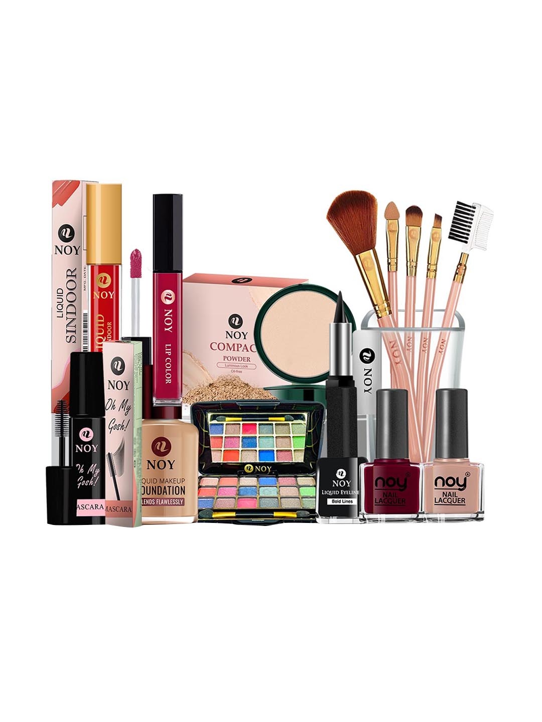 

NOY Maven Makeup Combo - Expertly Curated Beauty Mastery - Combo No 455, Nude