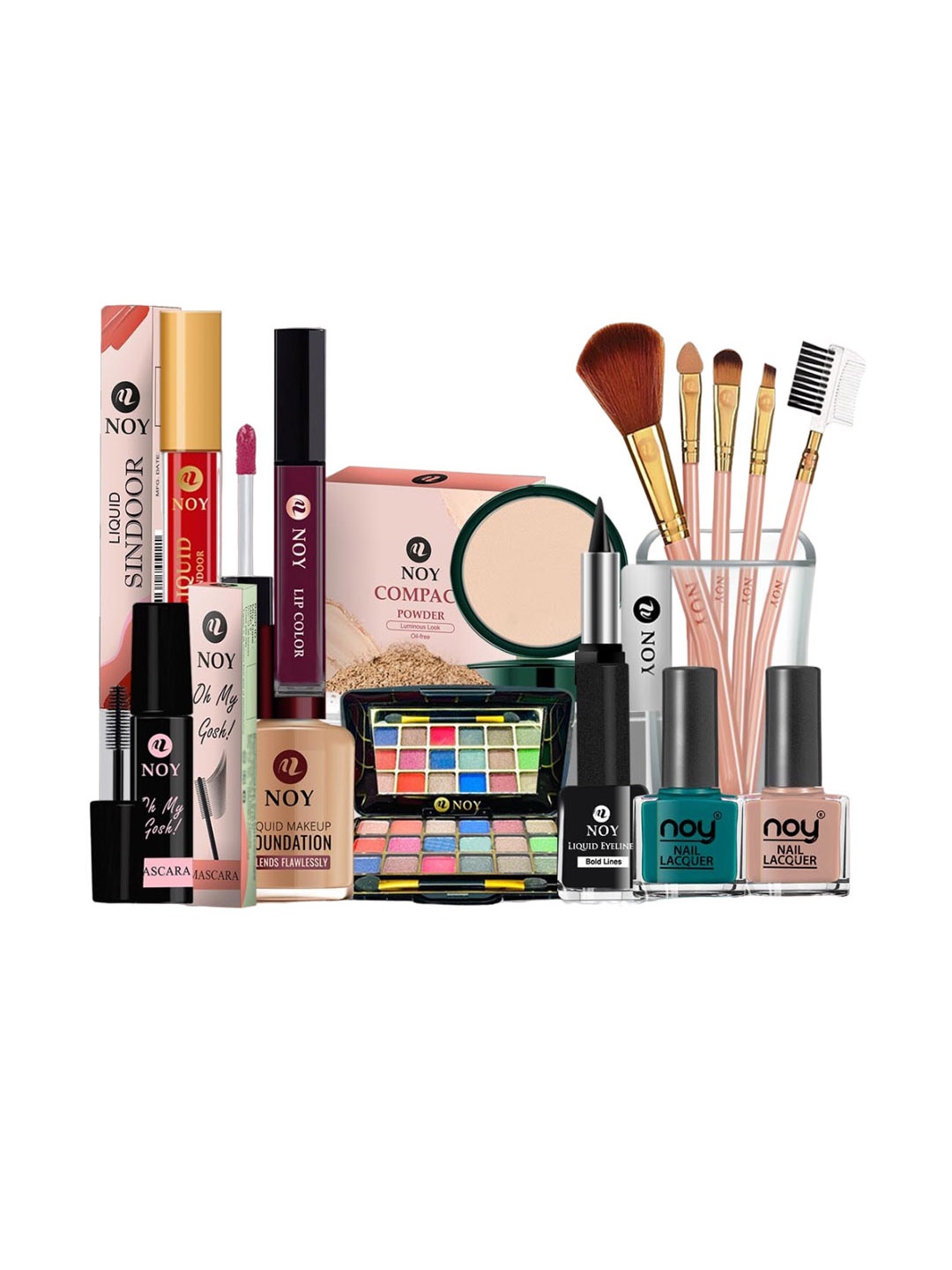 

NOY Maven Makeup Combo - Expertly Curated Beauty Mastery - Combo No 333, Green