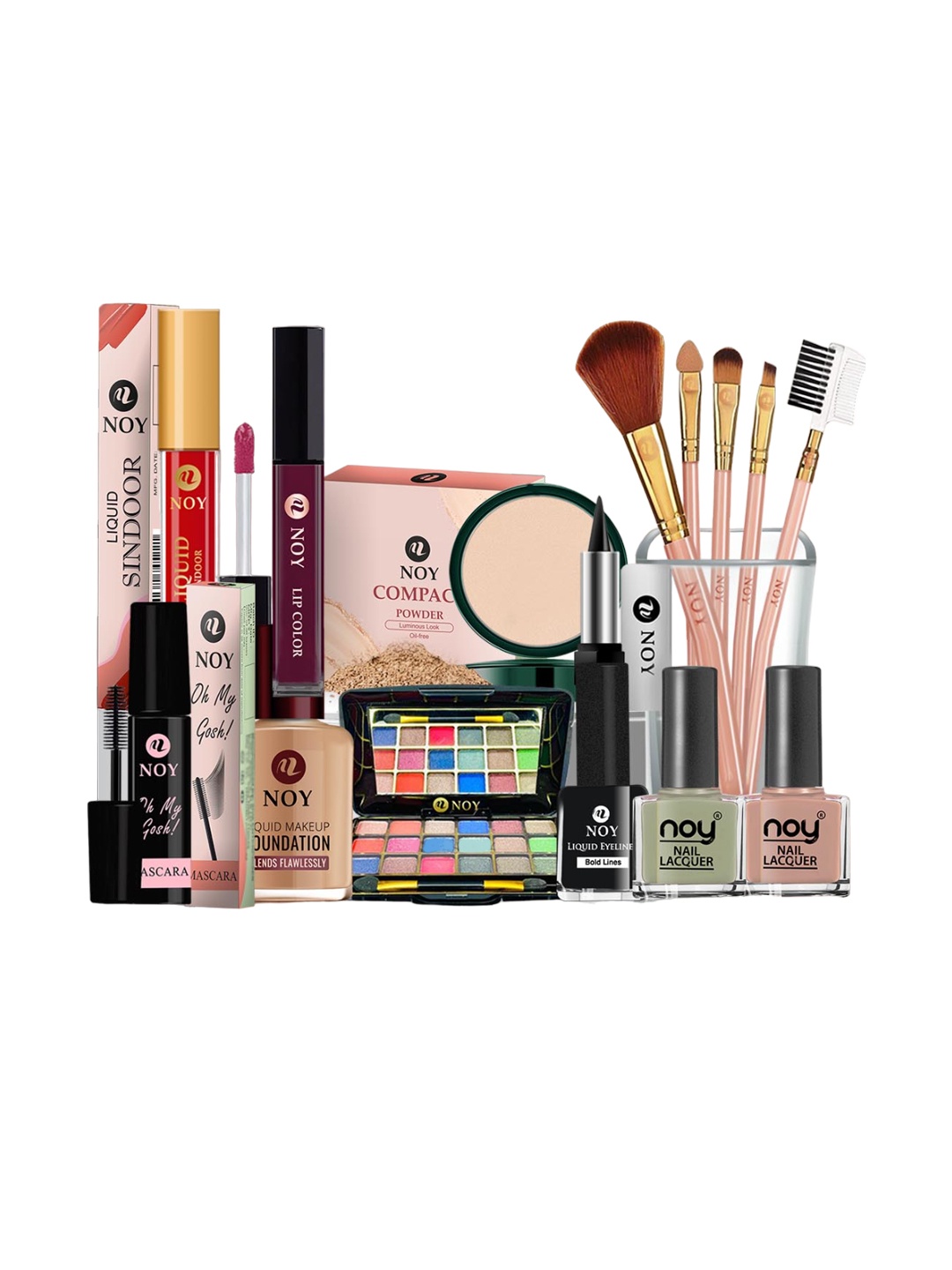 

NOY Prodigy Makeup Combo - Expertly Matched For Makeup Brilliance - Combo No 541, Multi