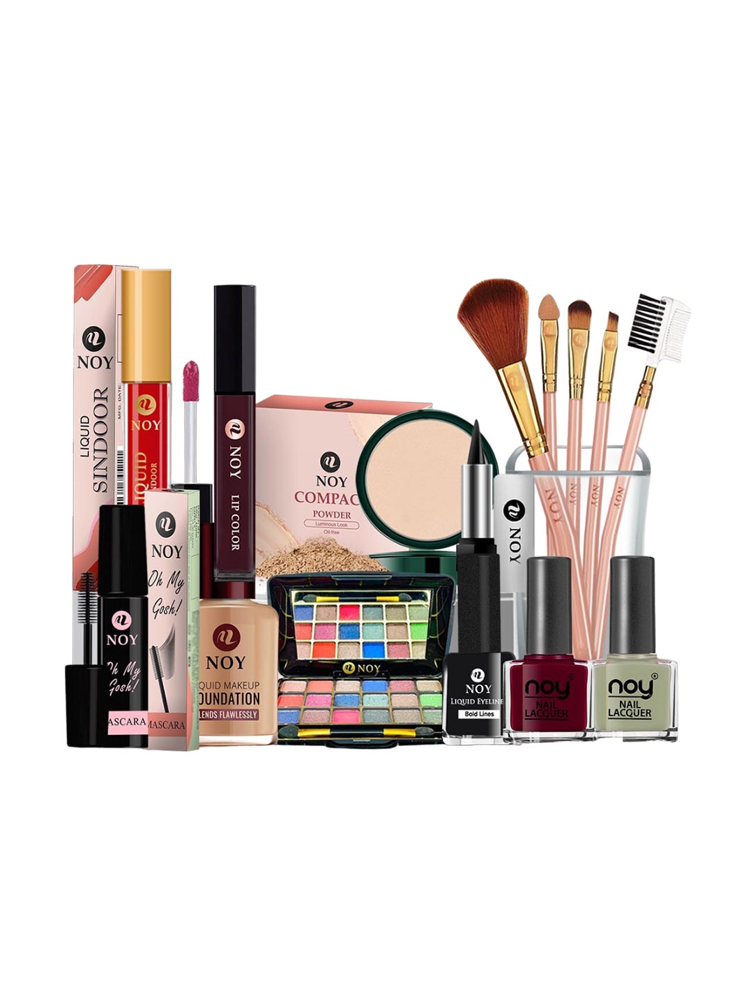 

NOY 15 Pcs Makeup Combo - Combo No 417, Multi