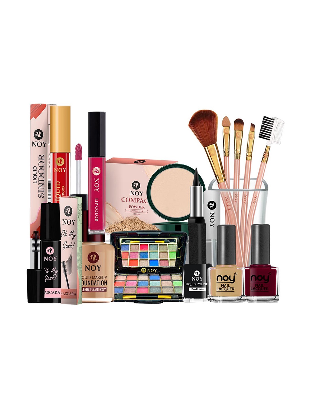 

NOY Marvel Makeup Combo - Stunning Combination For Beauty Marvels - Combo No 132, Multi