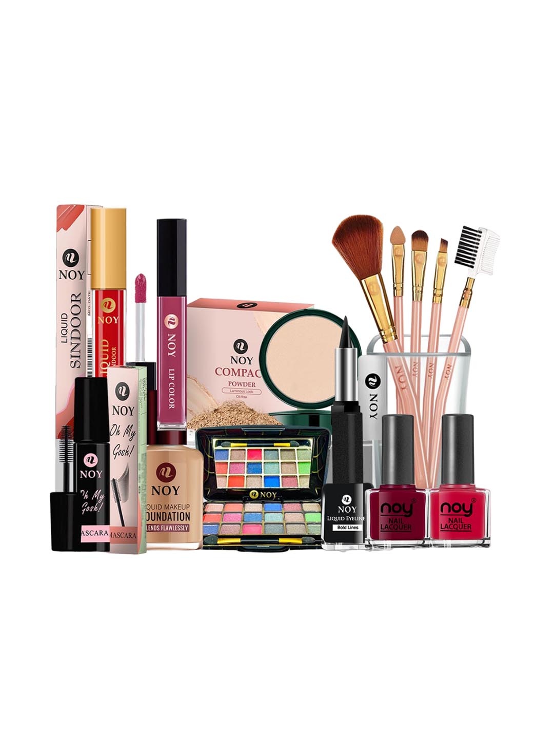 

NOY Essentials Makeup Combo - Must-Have Pairings For Effortless Glam - Combo No. 498, Multi