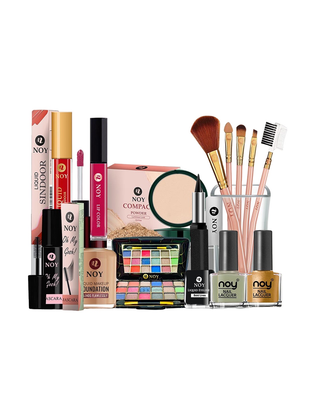 

NOY Harmony Makeup Combo - Seamless Blend Of Beauty Essentials - Combo No 524, Multi