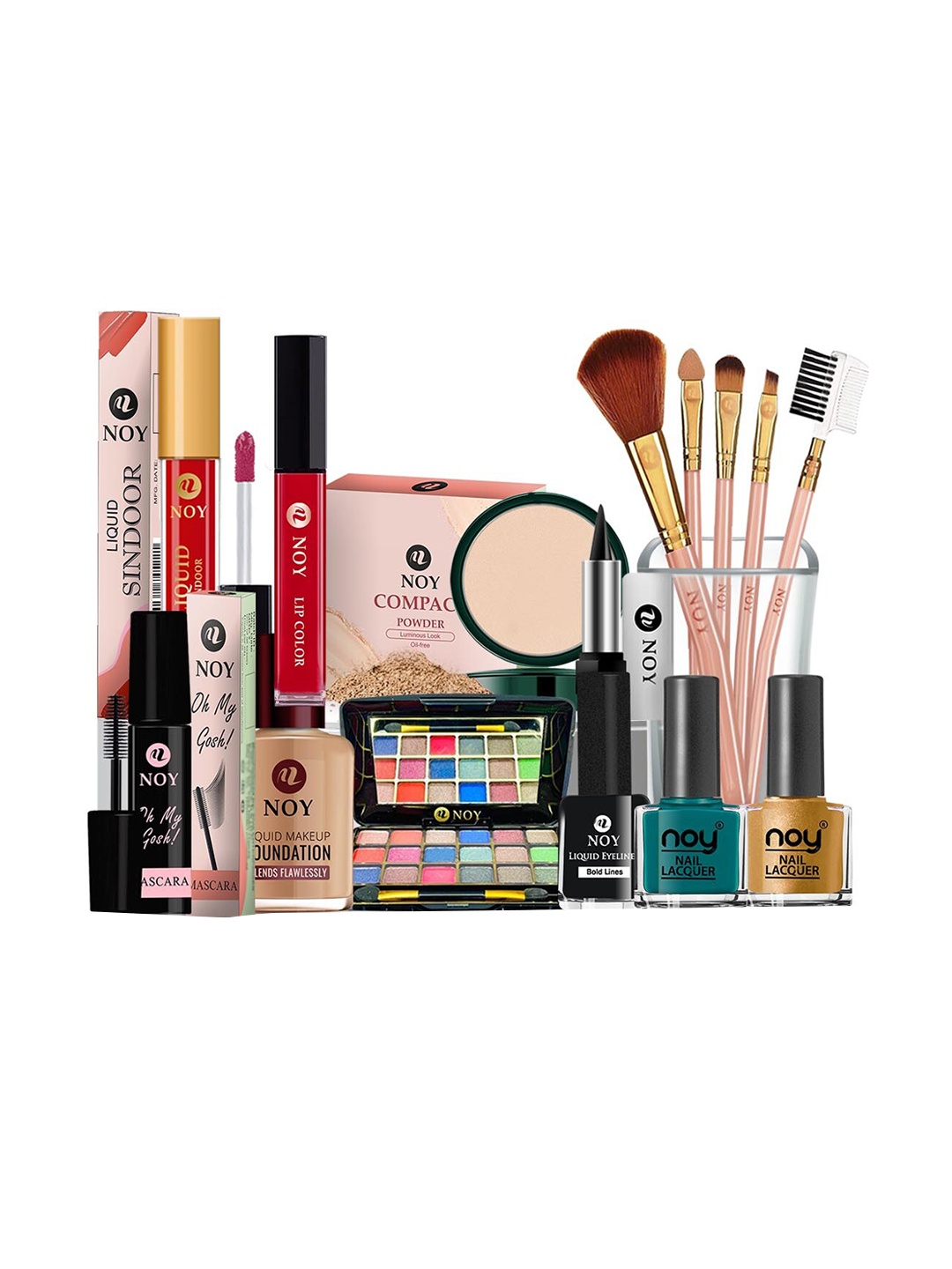

NOY Enigma Makeup Combo - Seamless Blend Of Beauty Essentials - Combo No 312, Multi