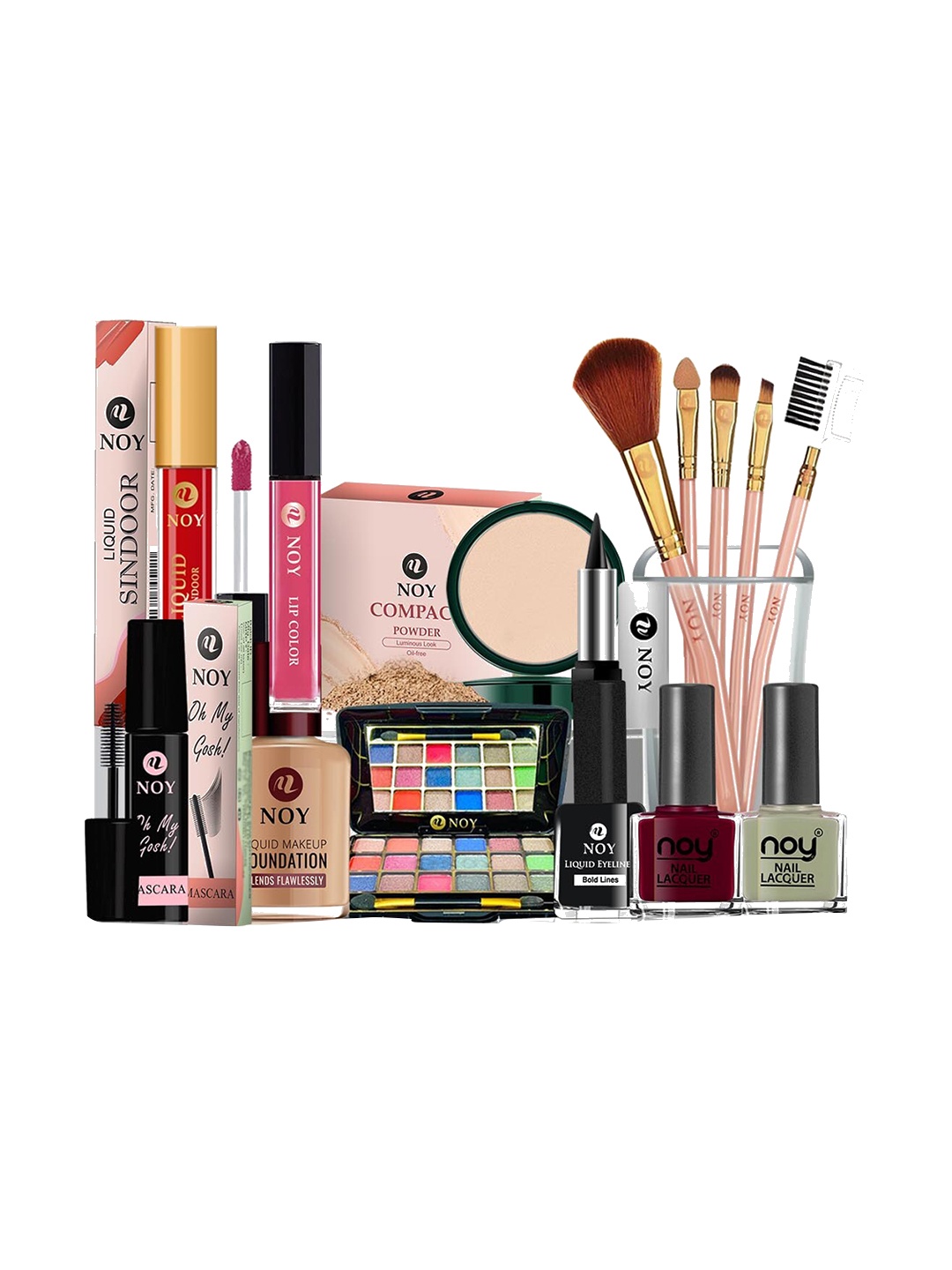 

NOY Allure Makeup Combo - Seamless Blend Of Beauty Essentials - Combo No 414, Multi