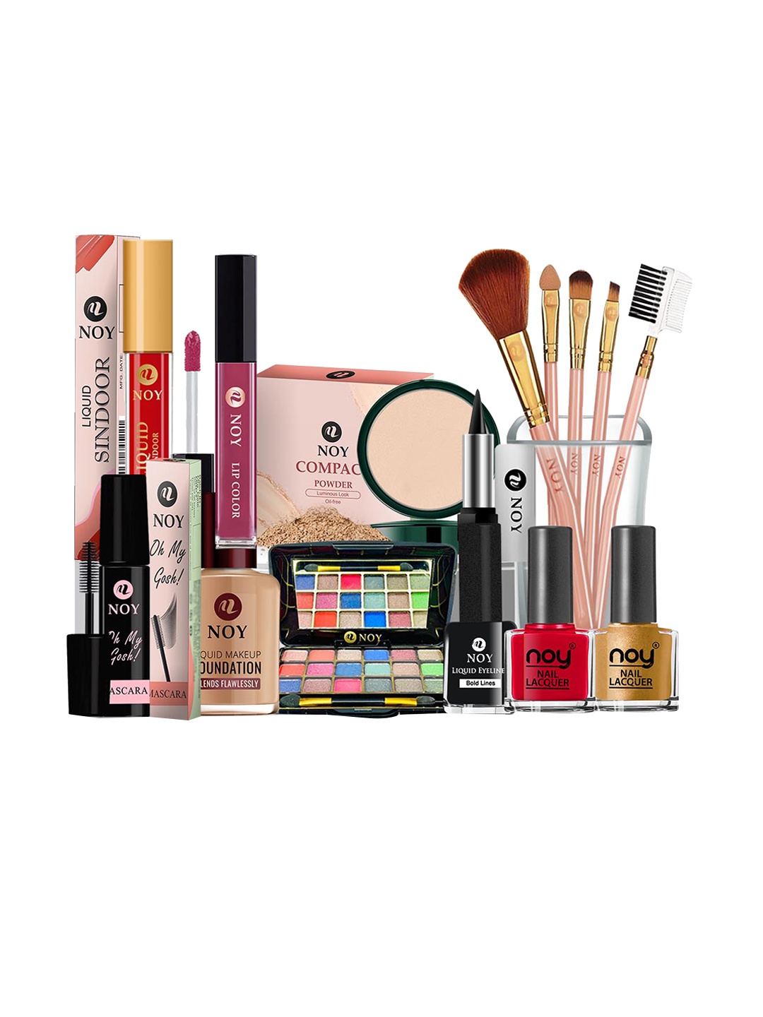 

NOY Allure Makeup Combo - Seamless Blend Of Beauty Essentials - Combo No 554, Multi