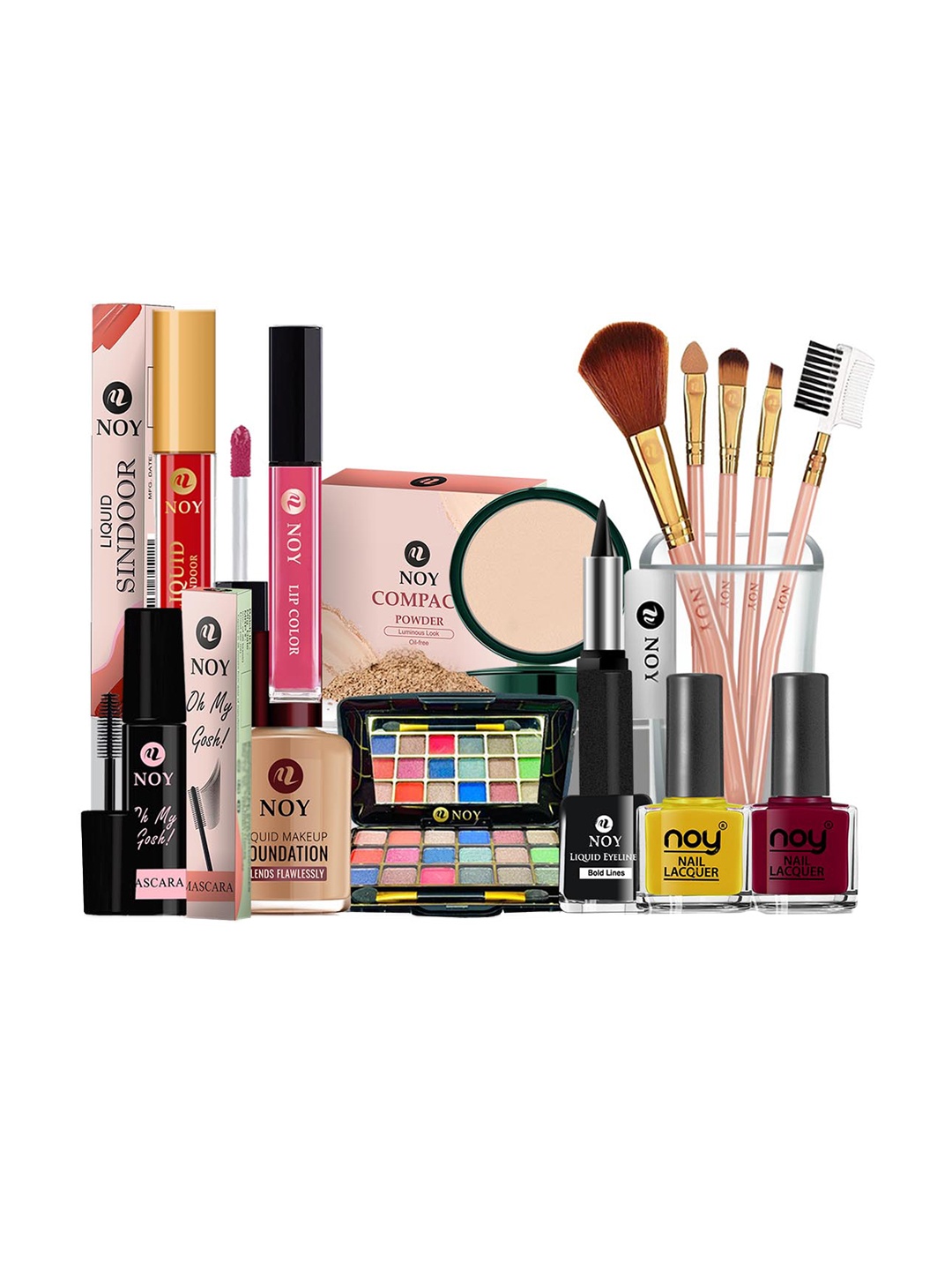 

NOY Temptation Makeup Combo - Seamless Blend Of Beauty Essentials - Combo No 350, Multi