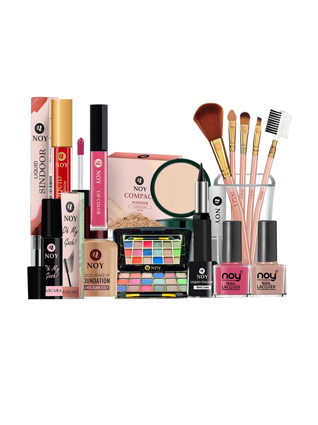 

NOY Prodigy Makeup Combo - Expertly Crafted Combo For Beauty Perfection - Combo No 262, Multi