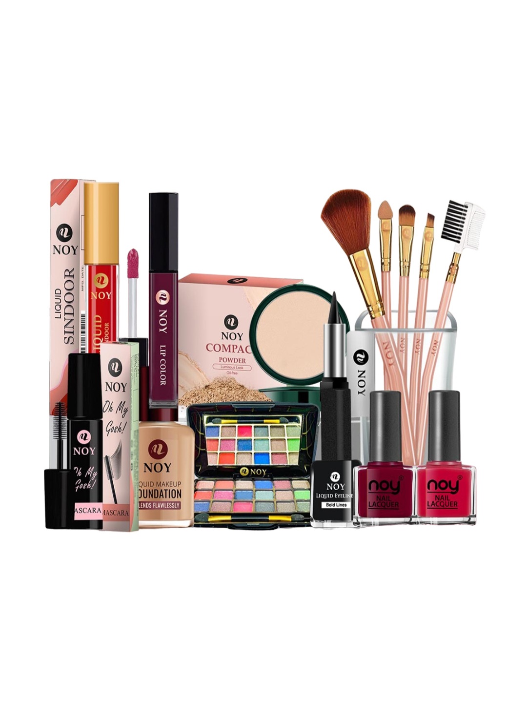 

NOY Enchant Makeup Combo - Unleash Enchanting Beauty With Perfect Pairings - Combo No 493, Multi