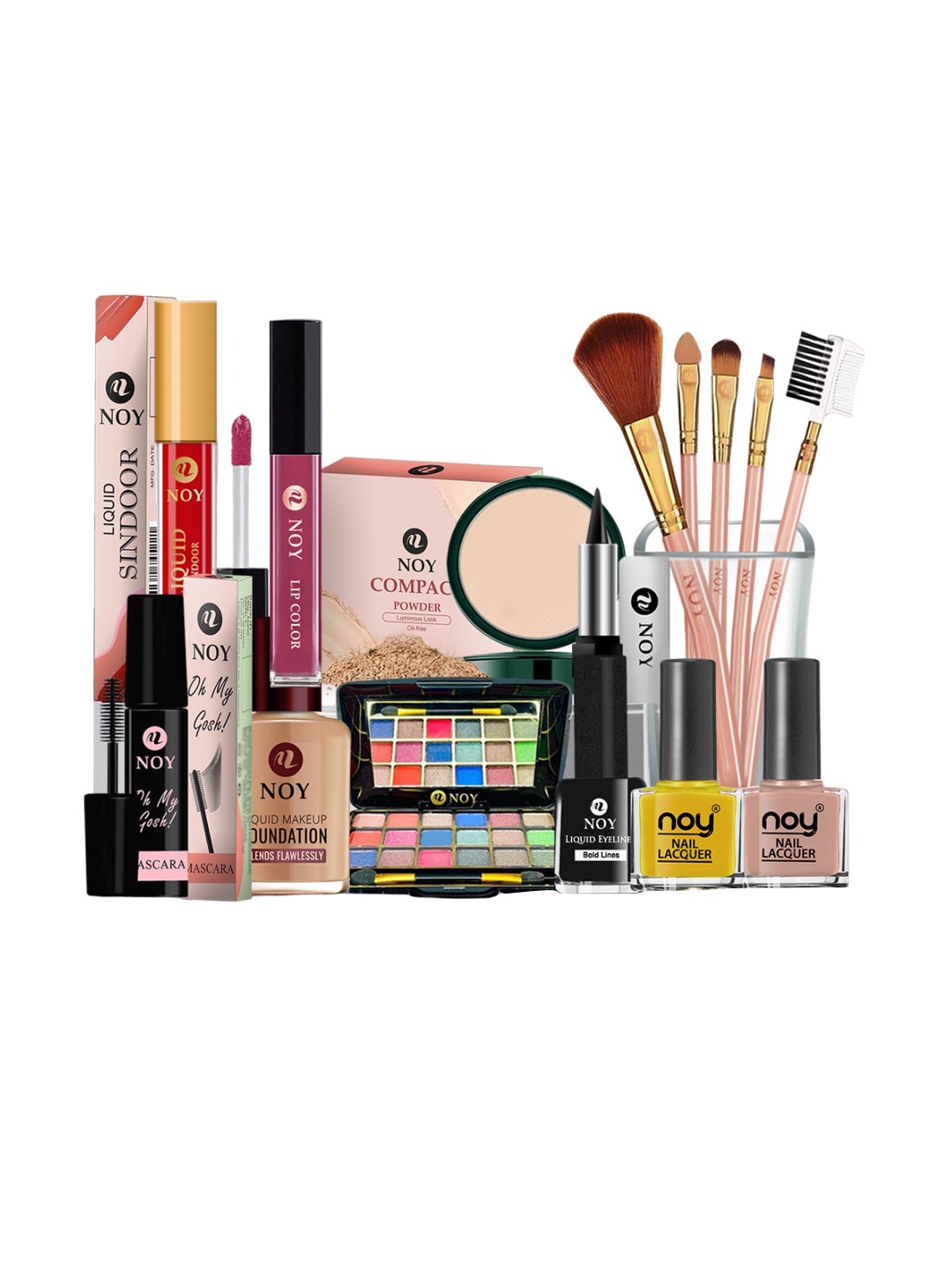 

NOY Prodigy Makeup Combo - Expertly Matched For Makeup Brilliance - Combo No 402, Multi