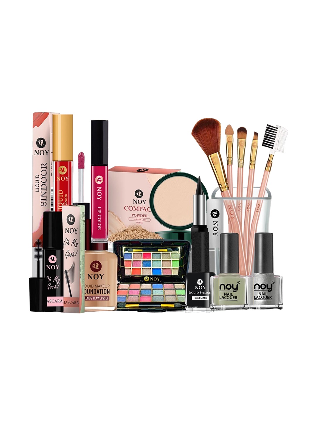 

NOY Marvel Makeup Combo - Stunning Combination For Beauty Marvels - Combo No. 532, Multi