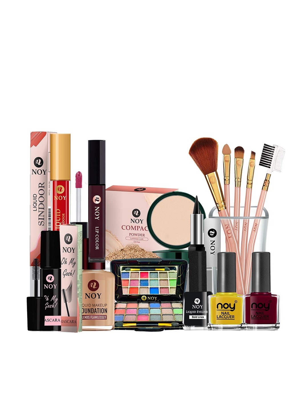 

NOY Serenade Makeup Combo - Melodic Beauty Achieved In Perfect Pairing - Combo No. 345, Multi