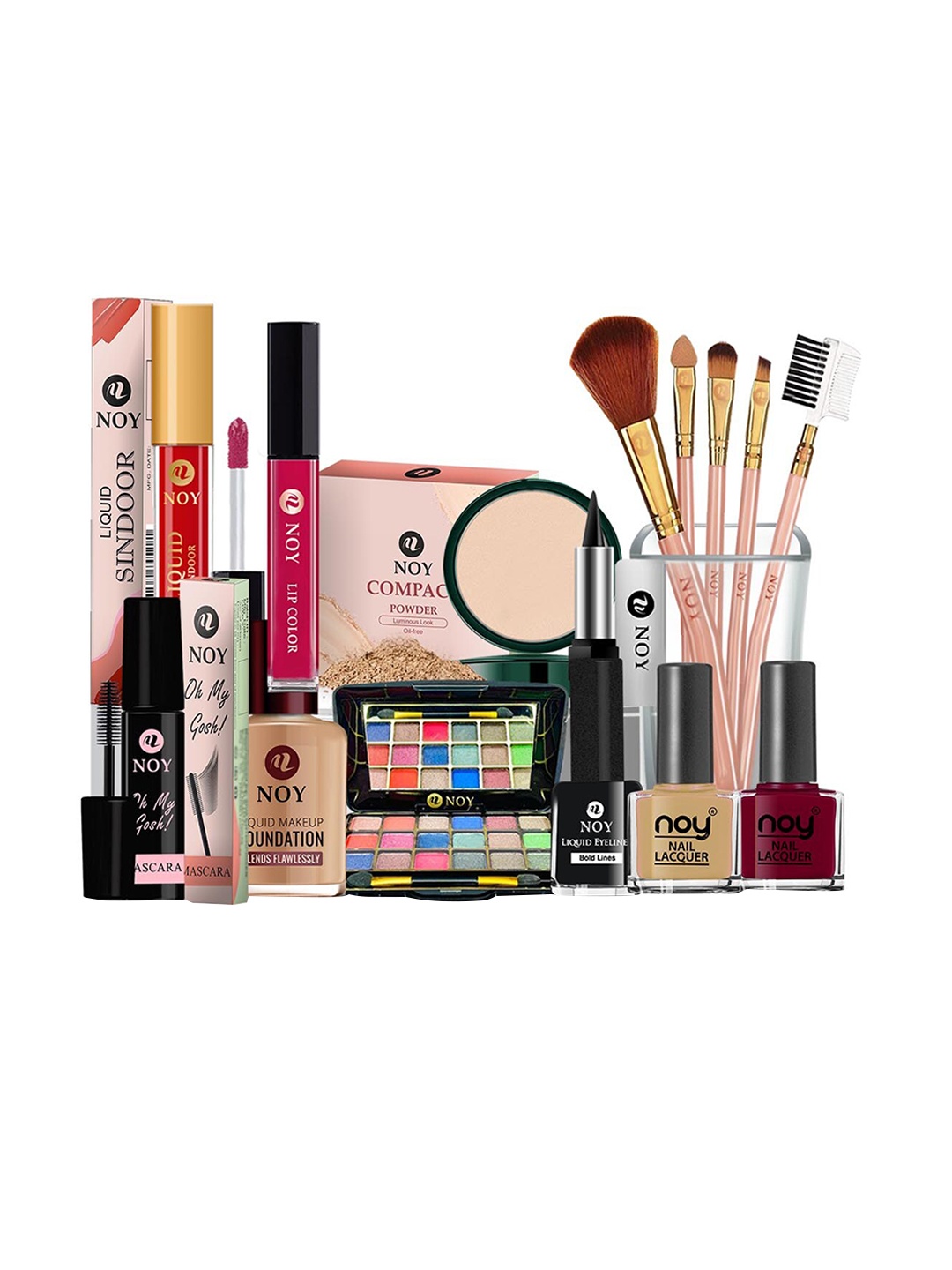 

NOY Prodigy Makeup Combo - Expertly Crafted Combo For Beauty Perfection - Combo No. 140, Multi