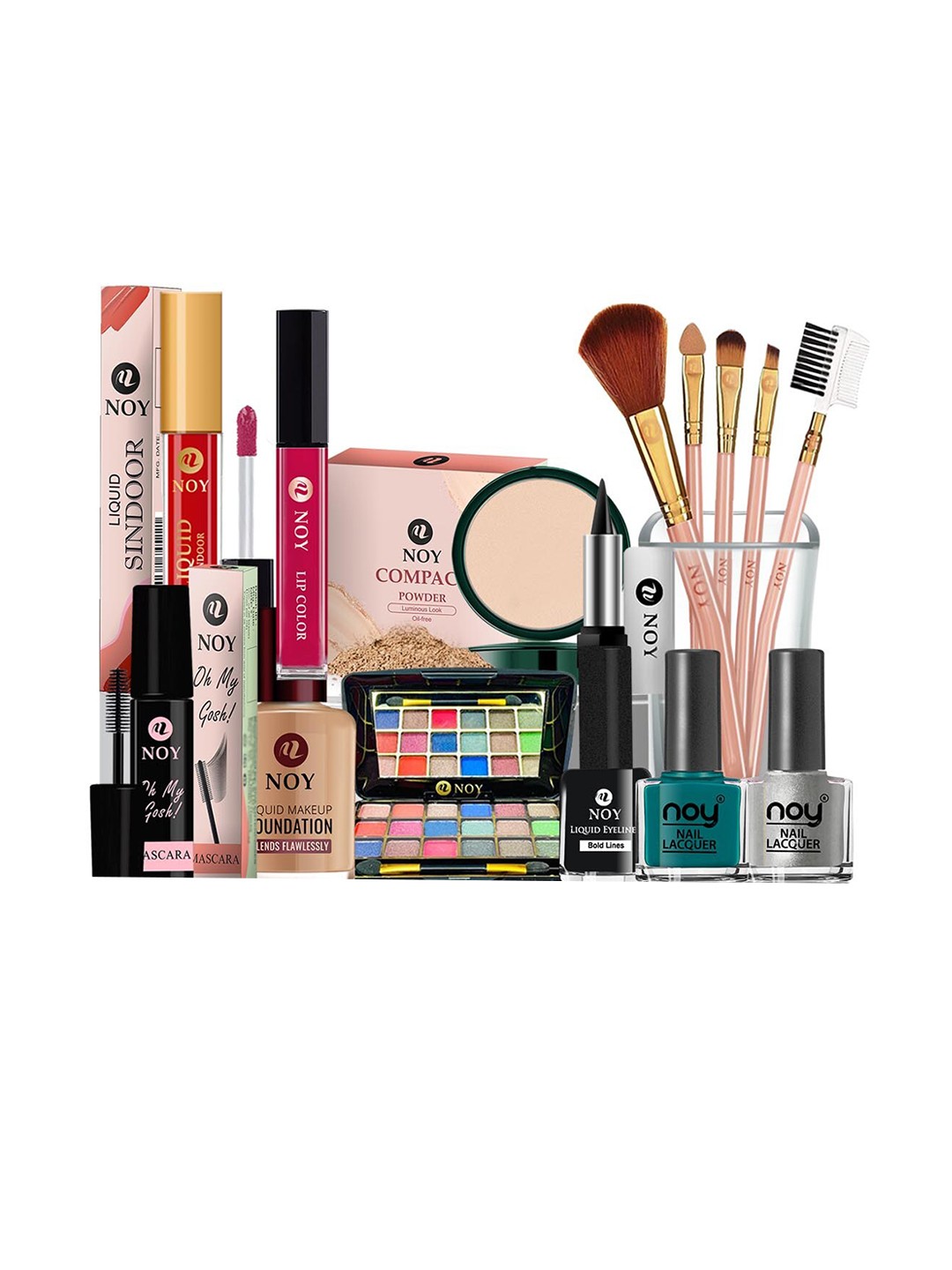 

NOY Harmony Makeup Combo - Seamless Blend Of Beauty Essentials - Combo No. 324, Multi