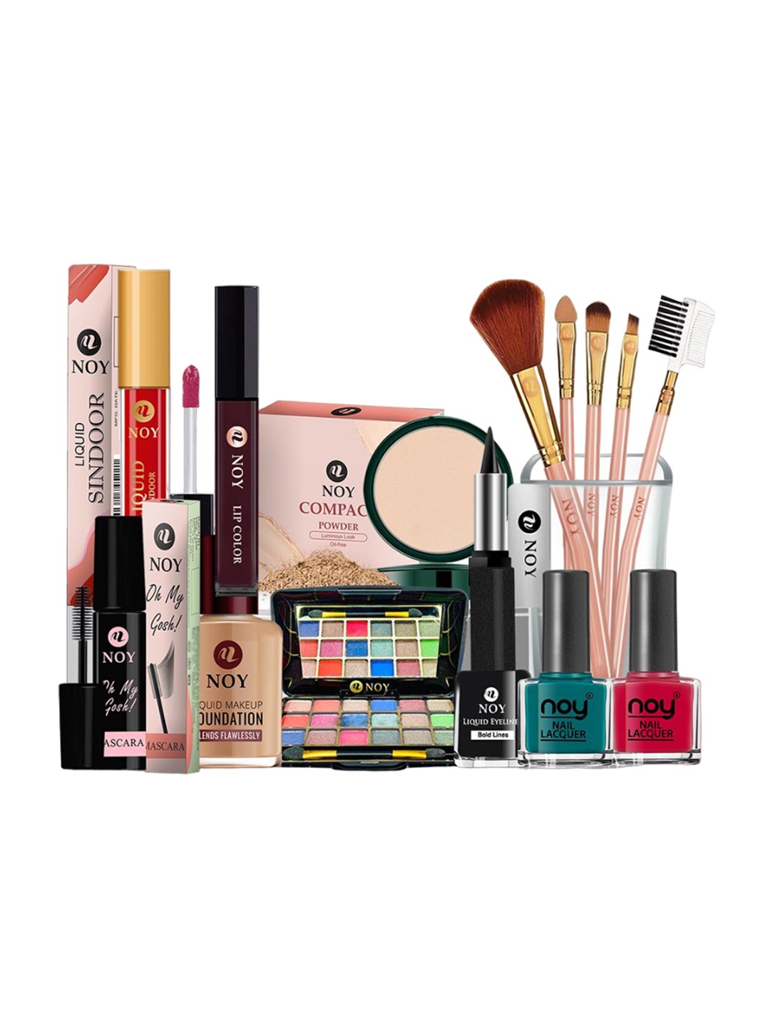 

NOY Luxe Makeup Combo - Luxurious Pairing For Exquisite Glamour - Combo No 329, Multi