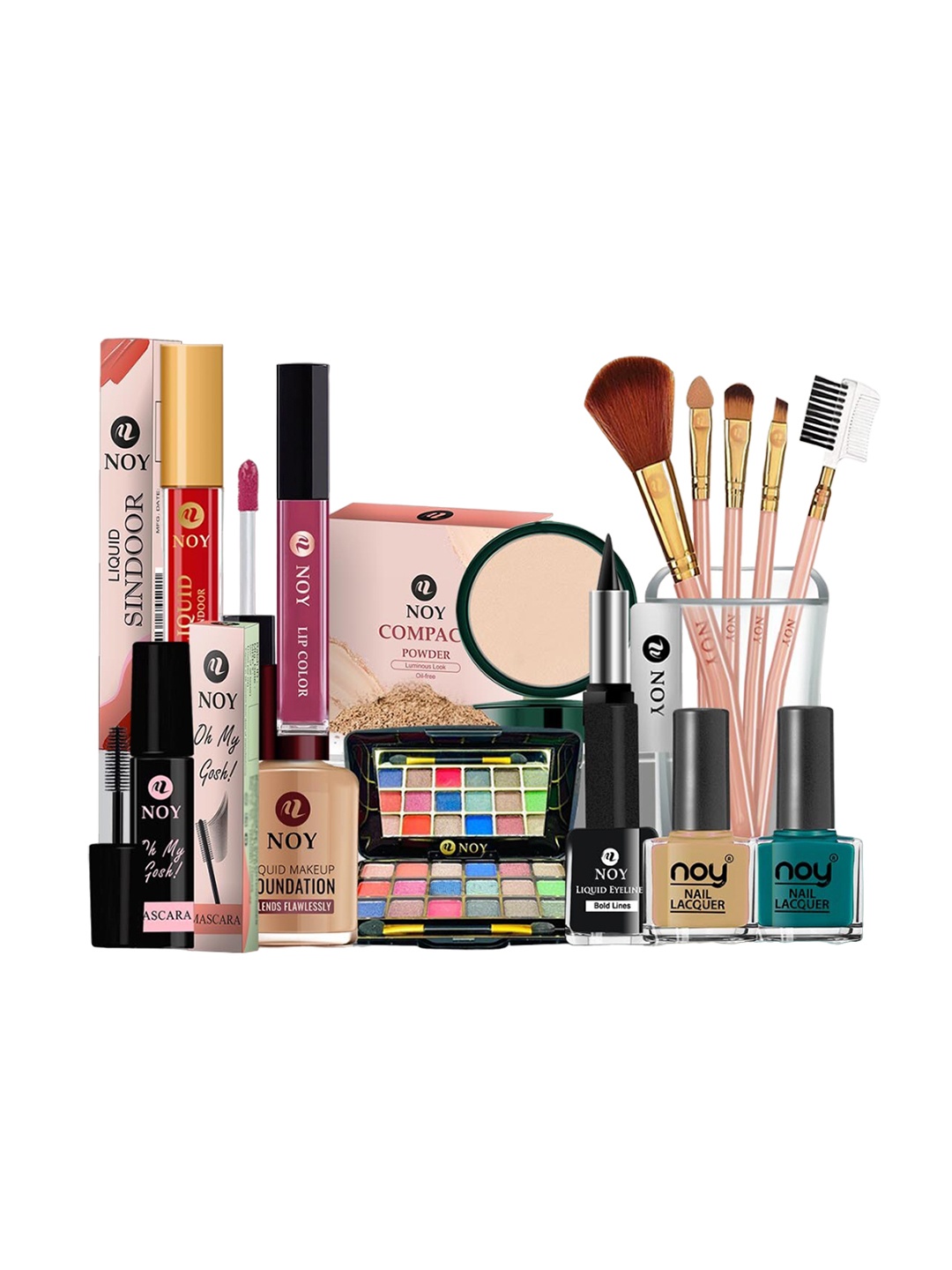 

NOY Essence Makeup Combo - Effortless Beauty Captured In Harmony - Combo No 114, Multi