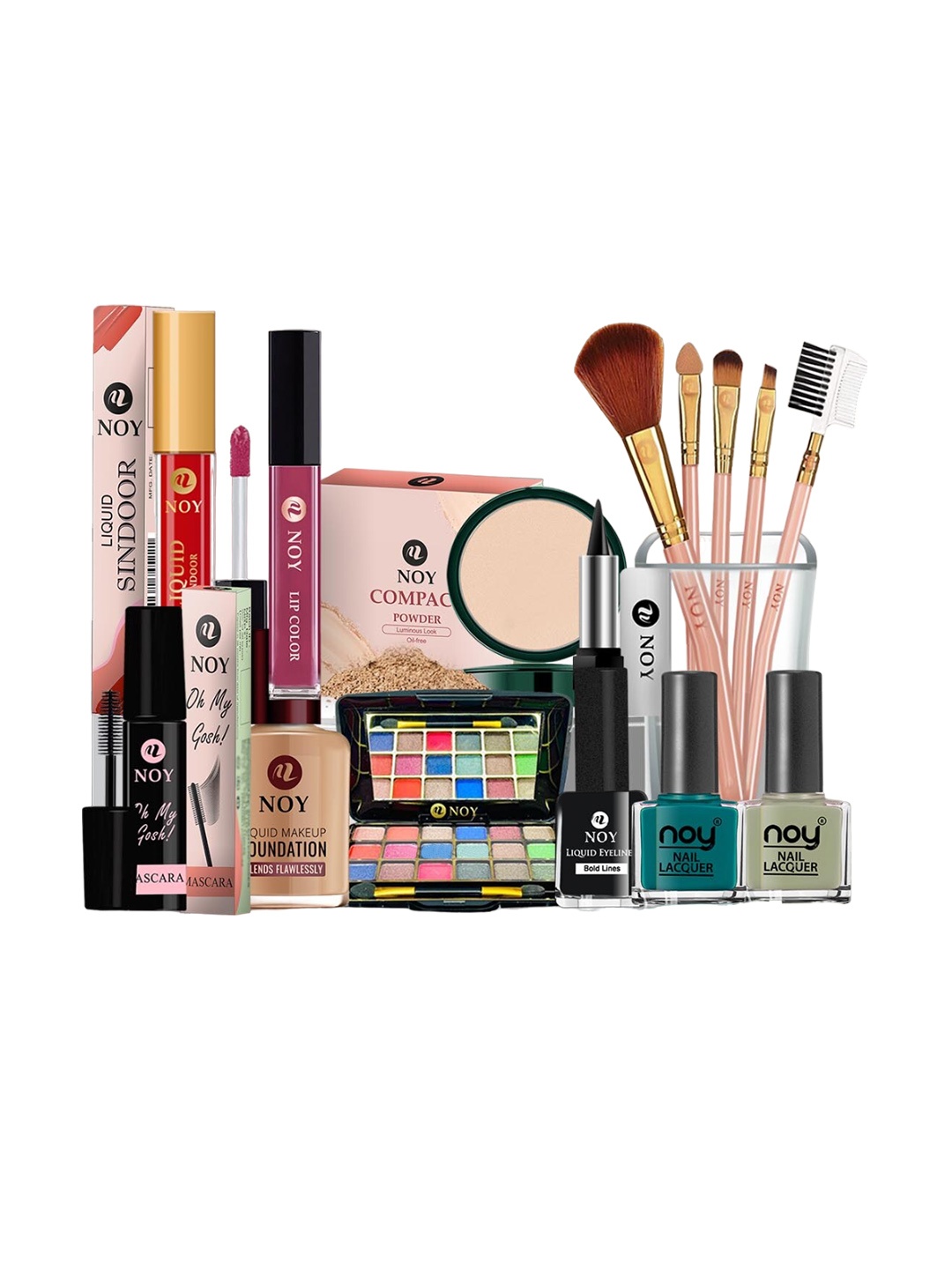 

NOY Makeup Combo - Seamless Blend Of Beauty Essentials - Combo No 298, Multi