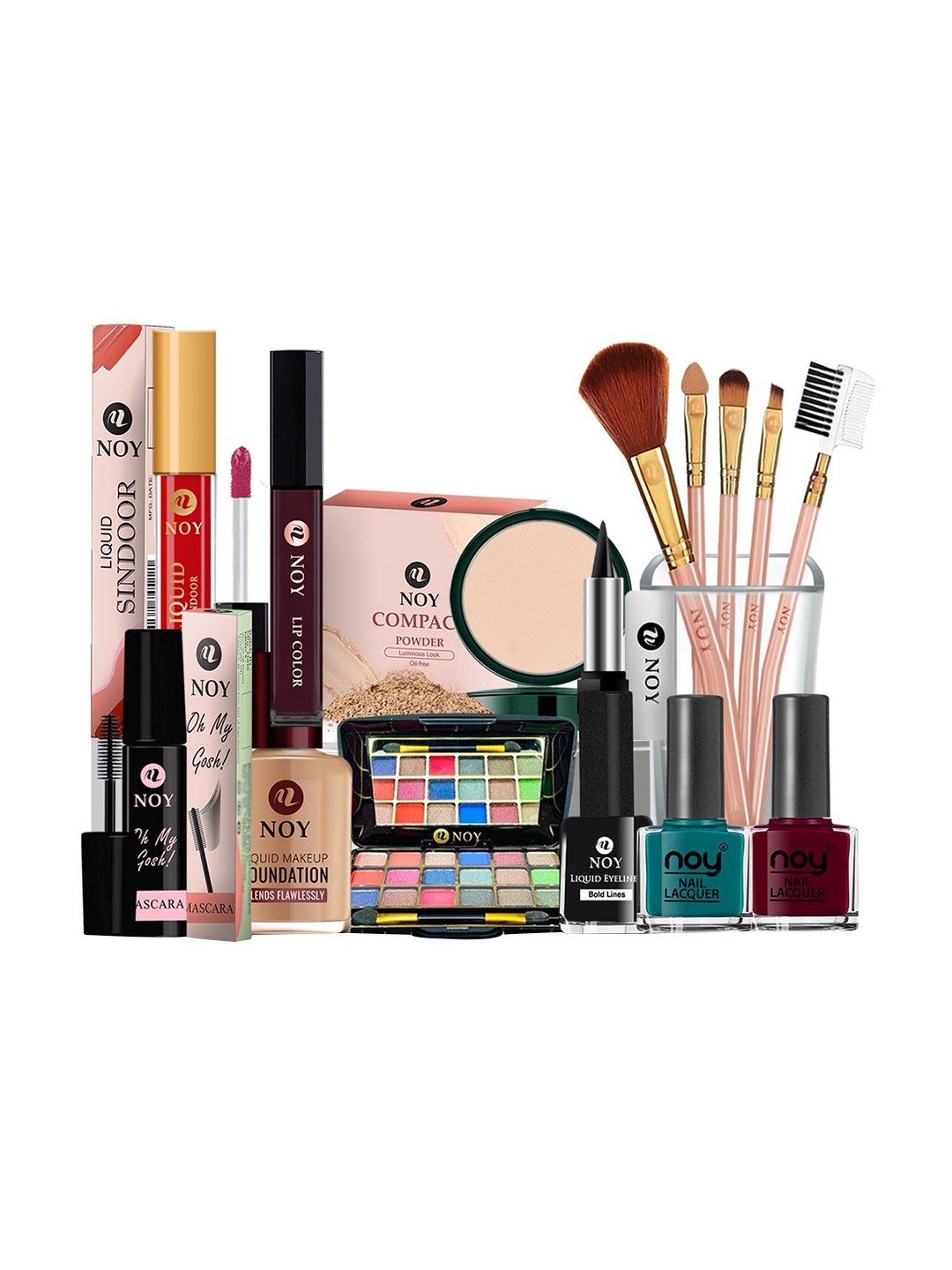 

NOY Makeup Combo - Seamless Blend Of Beauty Essentials - Combo No 281, Multi