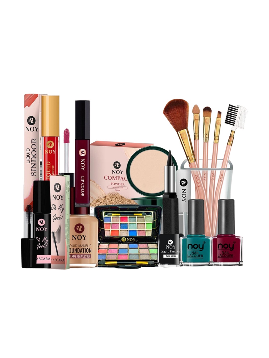 

NOY Elegance Makeup Combo - Seamless Blend Of Beauty Essentials - Combo No 291, Multi