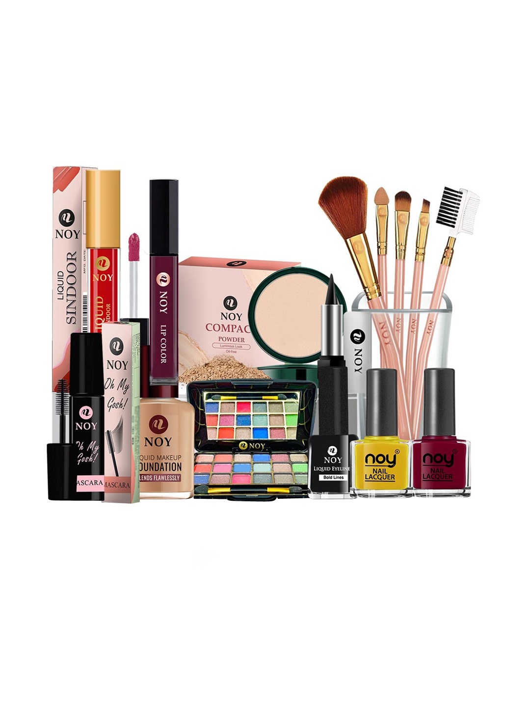

NOY Temptation Makeup Combo - Seamless Blend Of Beauty Essentials - Combo No 349, Multi