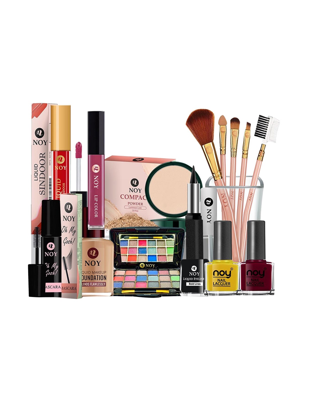 

NOY 15 Pcs Serenity Makeup Combo - Tranquil Beauty Achieved In Harmony - Combo No 346, Multi