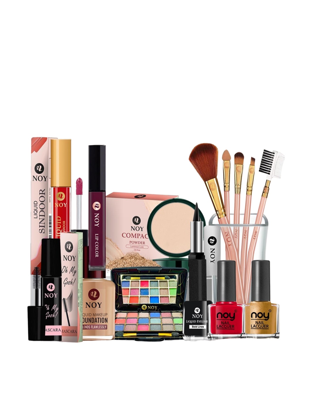 

NOY Temptation Makeup Combo - Alluring Charms For Irresistible Beauty- Combo No 549, Red