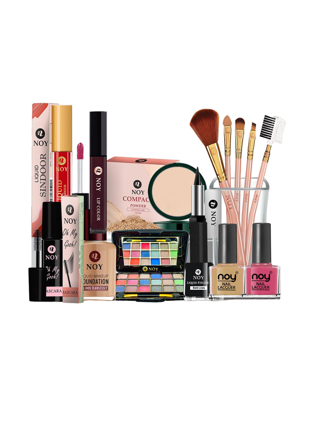 

NOY Delight Makeup Combo - Dual Delicacy For Radiant Beauty - Combo No. 105, Multi