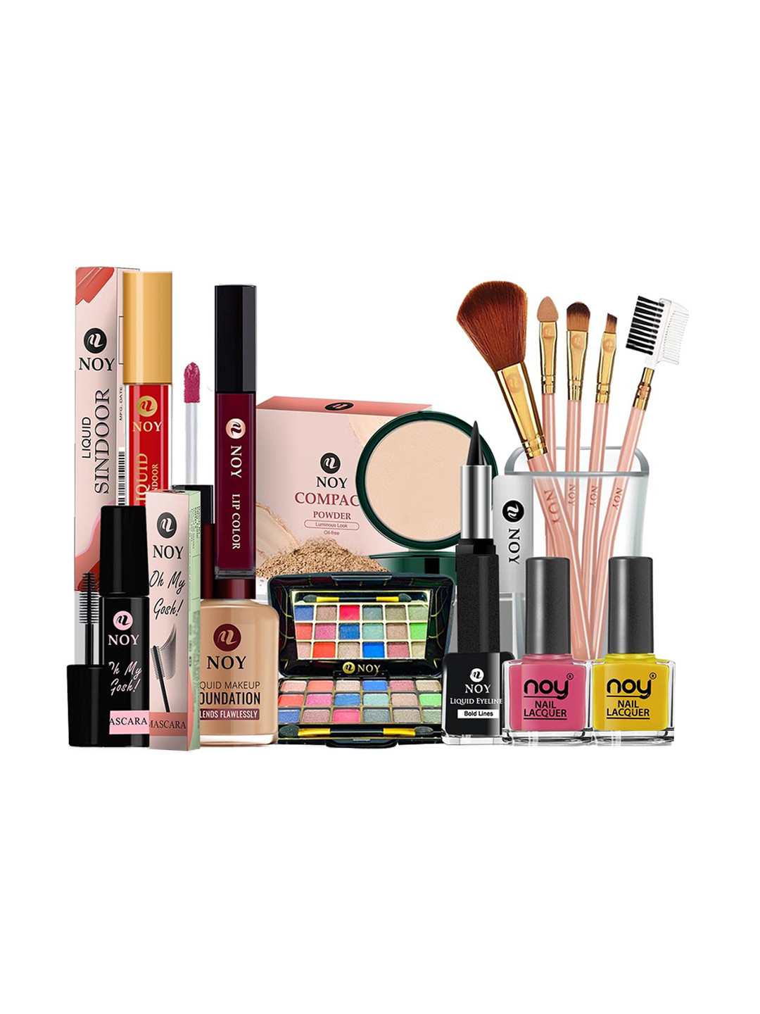 

NOY Radiance Makeup Combo - Illuminate Your Look With Radiant Perfection Combo No 203, Pink