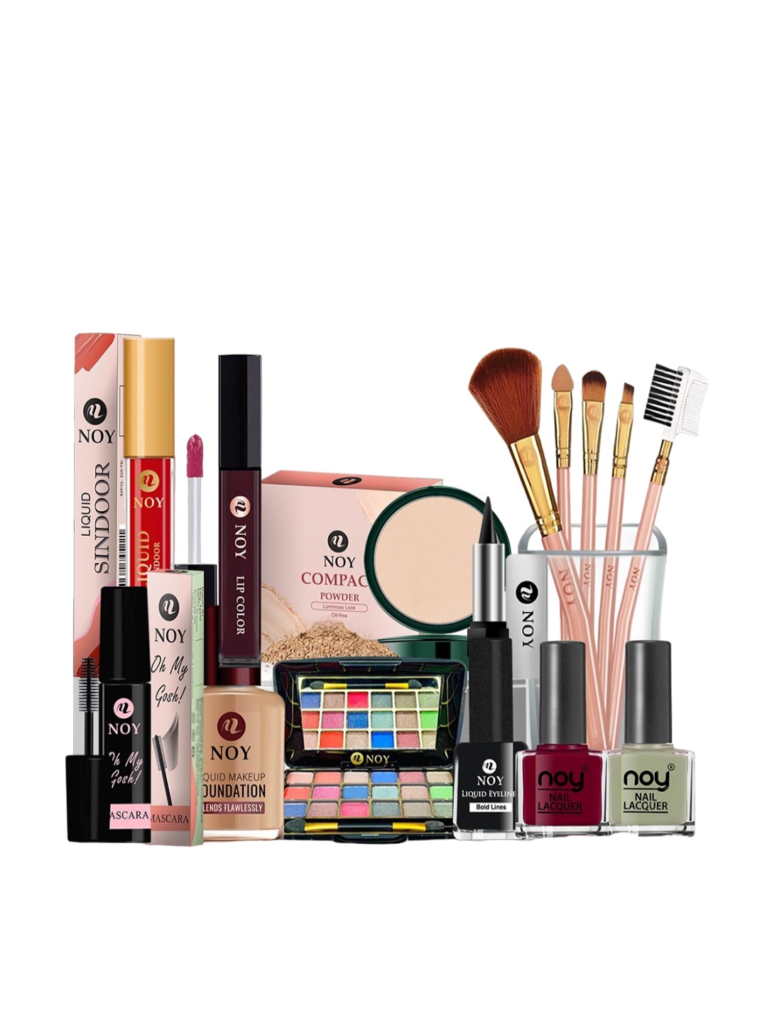 

NOY Radiance Makeup Combo- Luminous Glow In Perfect Synergy - Combo No 465, Red