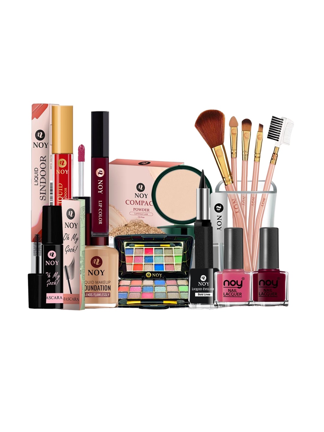 

NOY Set Of 15 Mesmerize Makeup Kit Combo - #257, Multi