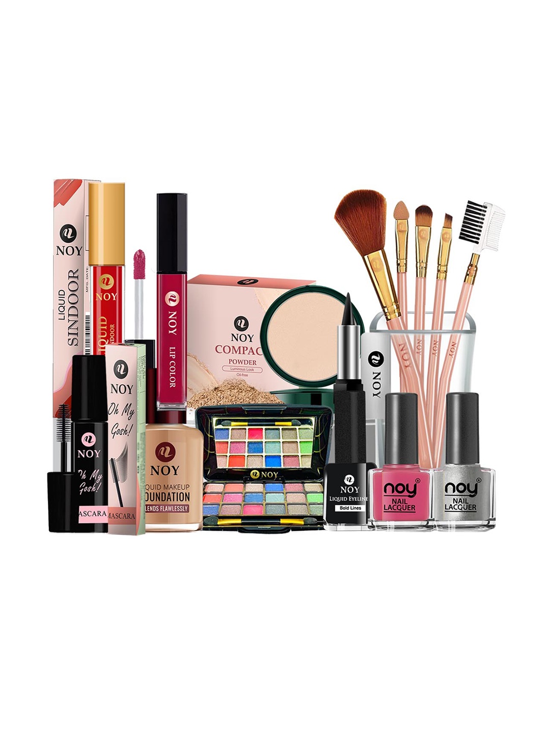 

NOY Icona Makeup Combo - Seamless Blend Of Beauty Essentials - Combo No 247, Multi