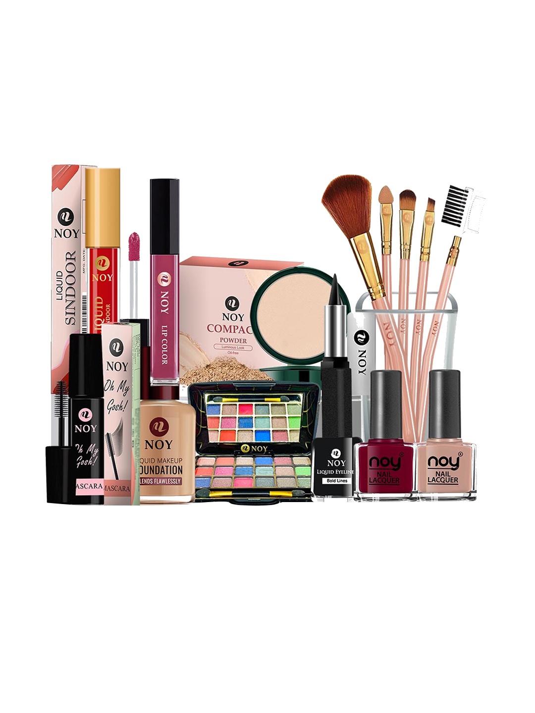 

NOY Set Of 15 Delight: Makeup Kit Combo - #506, Multi