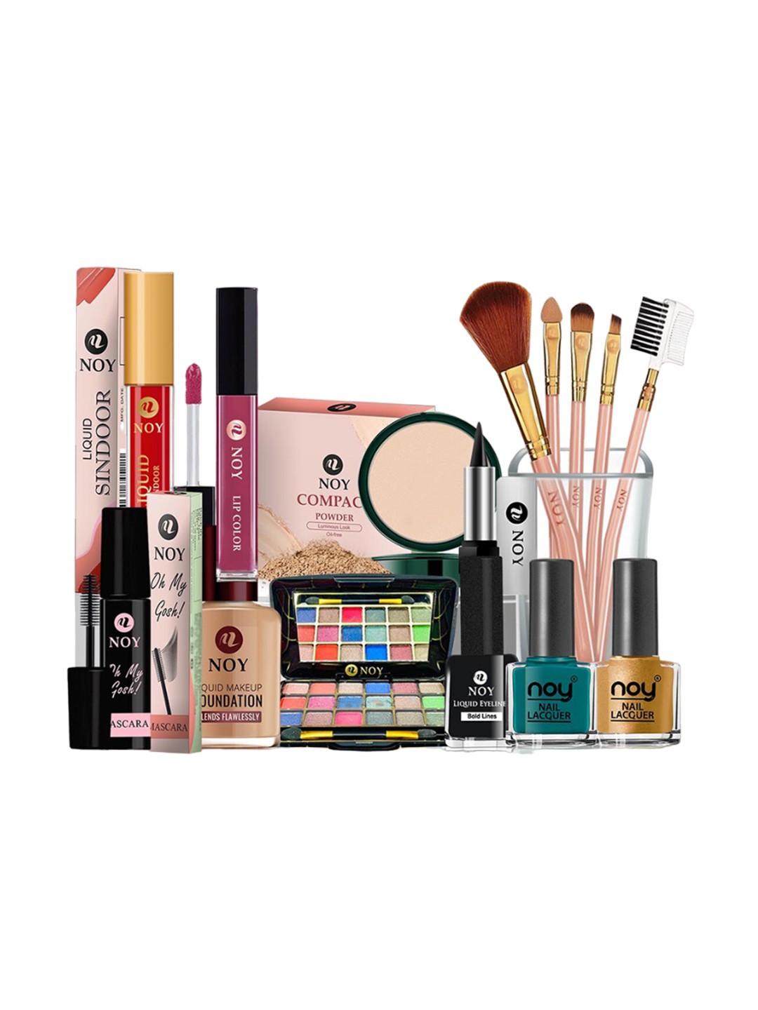 

NOY Set Of 15 Essence Makeup Kit Combo - #314, Multi